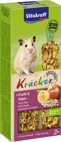 Comparer les prix de Kräcker Fruits Et Flocons Hamsters P/2 - Vitakraft