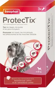 Comparer les prix de ProtecTix Spot-on Pipette antiparasitaires pour chien de 4 à 10 kg