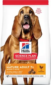 Meilleurs prix pour HILL'S Science Plan Mature Adult 7+ Light Medium pour chien senior