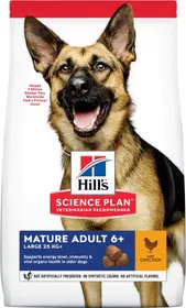 Comparer les prix de HILL'S Science Plan Canine Mature Adult 6+ croquettes pour chien senior de grande taille au poulet
