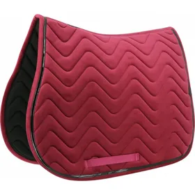 Meilleurs prix pour EQUITEHME Tapis de selle mixte Glossy en velours framboise pour cheval