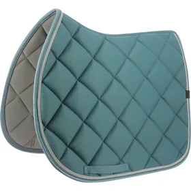 Meilleurs prix pour EQUITHEME Tapis de selle mixte Classic bleu canard - Taille Cheval