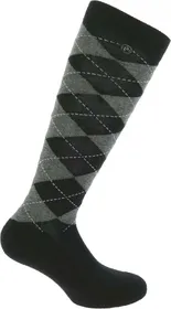 Meilleurs prix pour EQUITHEME Chaussettes Argyle noir / gris 35-38 