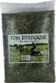 Meilleurs prix pour Foin Bio 100% naturel pour lapins et rongeurs - 20 L - Demavic