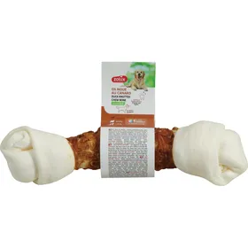 Meilleurs prix pour Os à mâcher noué - 2 saveurs - Poulet-25cm-100g