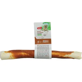 Comparer les prix de Os à mâcher peau de bovin en bâton 25 cm - 2 saveurs - Canard