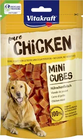 Comparer les prix de VITAKRAFT Pure Chicken - Mini cubes à la viande de poulet - 80g - Poulet - 3 x 80g