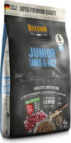 Comparer les prix de BELCANDO Junior Agneau &amp; Riz pour jeunes chiens