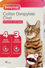 Meilleurs prix pour Collier antiparasitaire anti-puces et tiques Chat au Dimpylate