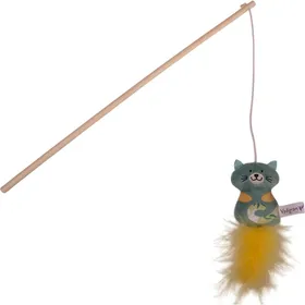 Comparer les prix de Jouet chat Poppy canne à pêche 40cm - Chouette