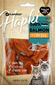 Comparer les prix de Hapki Chat Poissons saumon Poulet - 50g