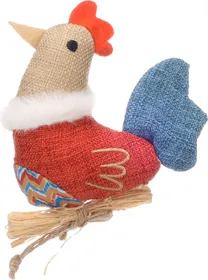 Comparer les prix de Jouet Chat Poule Robla multicolore - 10.5x4.5x13cm