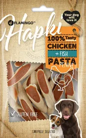 Meilleurs prix pour Hapki friandises Pennes au poulet et poisson pour chien - Poulet & poisson - 85g