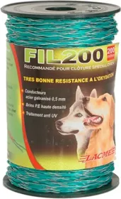Comparer les prix de Accessoire clôture pour chiens fil 200m