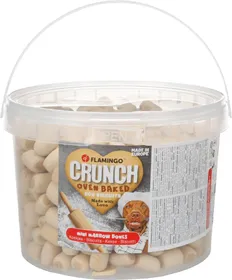 Meilleurs prix pour Flamingo Biscuits Snack mini Crunch fourrés pour chien - 1.3kg