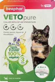 Comparer les prix de Collier répulsif antiparasitaire pour chat et chaton - système anti-étranglement