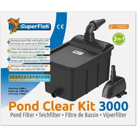 Meilleurs prix pour Kit Filtration Pond Clear 3000 avec UV + Pompe
