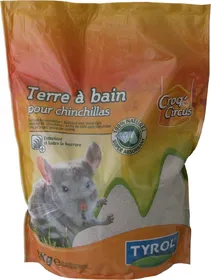 Comparer les prix de TYROL Terre à Bain pour Chinchilla et Petits rongeurs, Beauté Fourrure Chinchilla, Pelage Purifié, Sac de 3KG