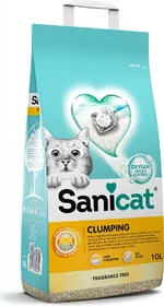 Comparer les prix de Sanicat - Litière agglomérante sans parfum, Composée de minéraux naturels avec contrôle des odeurs garanti