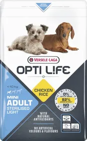 Meilleurs prix pour Opti Life Adult Sterilised Light Mini pour chien 7,5 kg