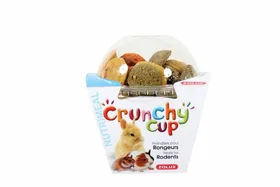 Meilleurs prix pour Friandise rongeur Crunchy Cup Nature-Carotte-Luzerne 200G