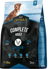 Comparer les prix de OPTIMUS Adult Complete pour Chien 