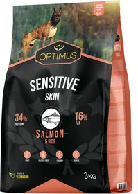 Meilleurs prix pour OPTIMUS Sensitive Skin Saumon &amp; Riz pour chien