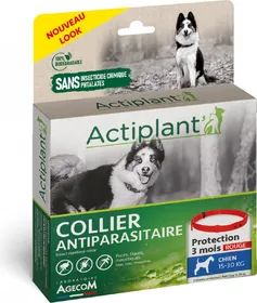 Meilleurs prix pour ACTI COLLIER Antiparasitaire rouge pour chien moyen