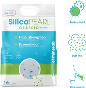Meilleurs prix pour Litière silice pour chat Quality Clean Silica Pearl