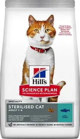 Meilleurs prix pour HILL'S Science Plan Adult Sterilised Cat pour chat stérilisé au thon
