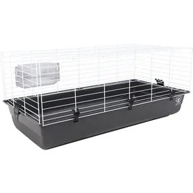 Meilleurs prix pour Cage pour Lapin et Cobaye - 100 cm - Zolia Onyx 100 Ambiente