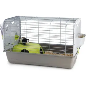 Meilleurs prix pour Cage pour Lapin et Cobaye - 80 cm - Caesar 2 De Luxe