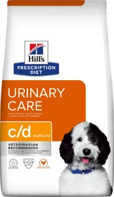 Comparer les prix de HILL'S Prescription Diet c/d Urinary Multicare pour chien adulte