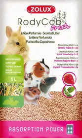 Meilleurs prix pour Litière Rody'Cob Fresh parfumée fraise-basilic