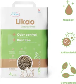 Comparer les prix de Litière granulés de bois au Cacao LIKAO