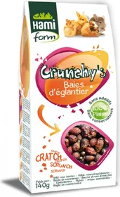 Meilleurs prix pour Friandises Baies d'églantier pour rongeurs CRUNCHY'S HAMIFORM