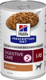 Meilleurs prix pour Pâtée HILL'S Prescription Diet I/D Digestive Care à la dinde pour chien