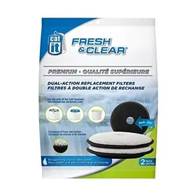 Comparer les prix de Filtre à double action pour fontaine chat Cat-it Fresh &amp; Clear