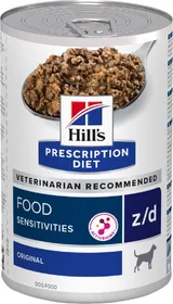 Comparer les prix de Pâtée HILL'S Prescription Diet Z/D AB+ Food Sensitivies pour chien adulte