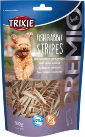 Comparer les prix de Friandises pour chien PREMIO Fish Rabbit Stripes - Lot de 5x 100g