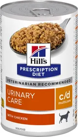 Meilleurs prix pour Pâtée HILL'S Prescription Diet C/D urinary Multicare pour chien adulte 