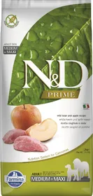 Meilleurs prix pour FARMINA N&amp;D Prime au Sanglier &amp; Pomme pour chien adulte de taille medium &amp; maxi 12kg