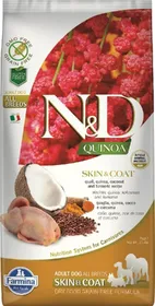 Comparer les prix de FARMINA N&amp;D SKIN &amp; COAT Caille &amp; Noix de Coco pour Chien Adulte