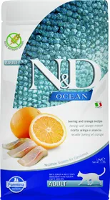 Meilleurs prix pour FARMINA N&amp;D Ocean - Hareng &amp; Orange pour Chat Adulte