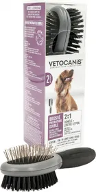 Comparer les prix de Vétocanis Brosse pneumatique double pour chien
