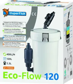 Comparer les prix de Superfish Filtre Extérieur ECO FLOW 120