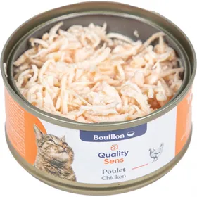 Comparer les prix de QUALITY SENS HFG - Pâtées en bouillon 100% Naturelles 70g pour Chat &amp; Chaton - 6 recettes au choix