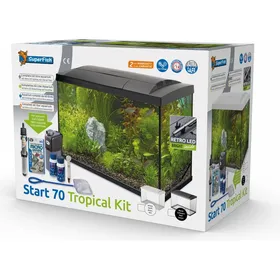 Comparer les prix de Superfish START Kit 70 Tropical Kit Noir ou Blanc