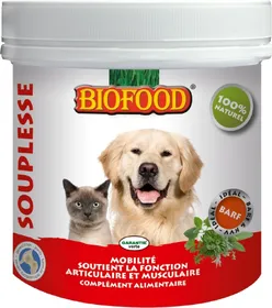 Meilleurs prix pour BF PETFOOD - BIOFOOD Complément Alimentaire SOUPLESSE pour Chien et Chat