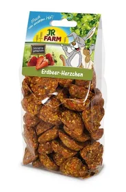 Meilleurs prix pour JR FARM Petits cœurs à la fraise pour rongeurs